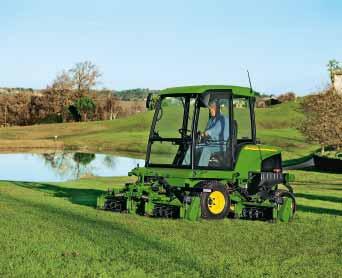 turnaround and maximum mowing productivity and you can mow all day long with its outstanding comfort.