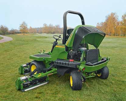 lock and weight transfer ensure it can keep its footing and keep mowing in challenging terrain.