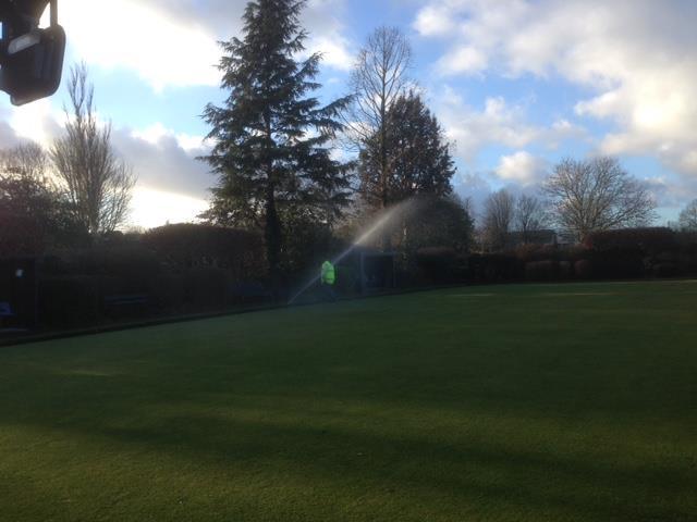 Friday 2 nd February 2018 The green was slit with the scarifier