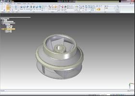 3: Modelling of Impeller V. MESHING OF IMPELLER Modelled developed in first stage is than exported to ANSYS Turbo Grid.