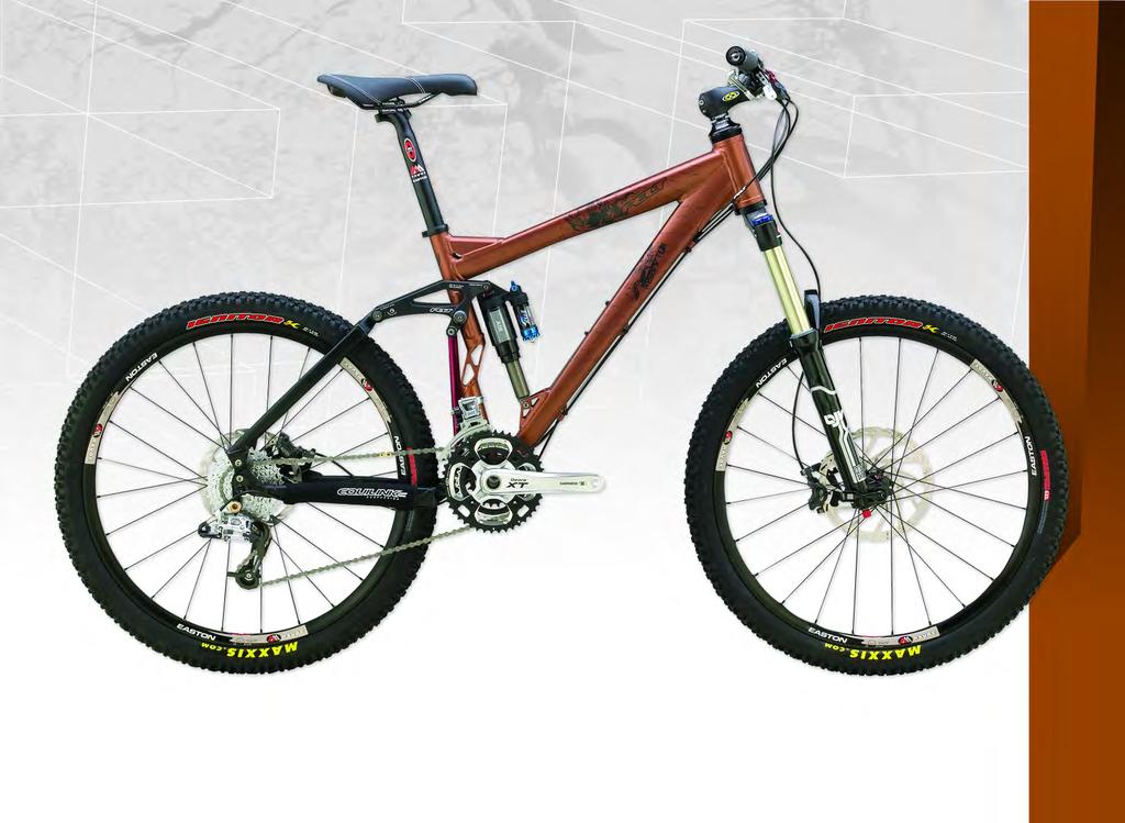 88 FRAME : Redemption Aggressive All Mountain/Freeride Full Suspension Featuring Equilink, 165mm Travel, 6061 Series DB Aluminum w/hydroform TT, Oversize DT & ST, Butted Seat/Chainstays, Cold Forged