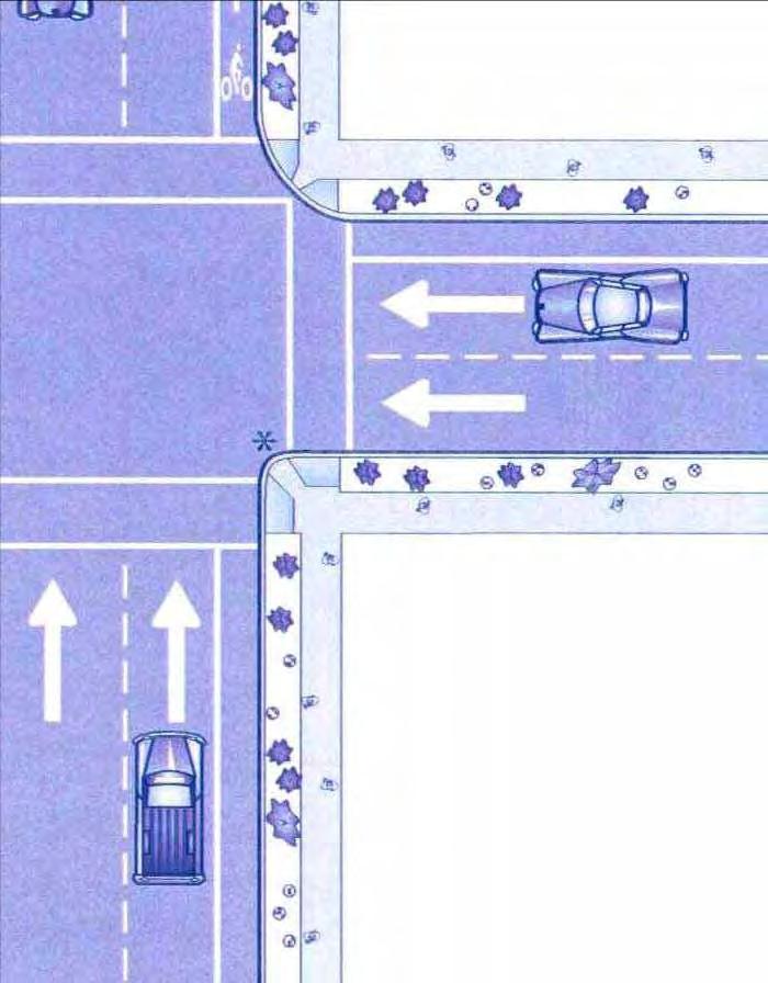 Keeping it tight: Curb radius On one-way streets, corners