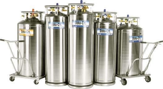 Cryogens, such as liquid nitrogen, oxygen, and helium are extremely cold liquids that can produce a painful burn.
