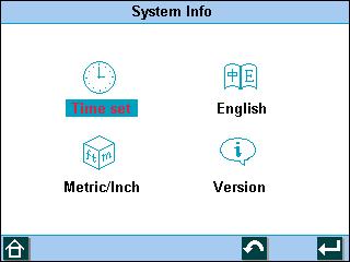 1 System setting At the Function Display, select System Set icon by rotary button,