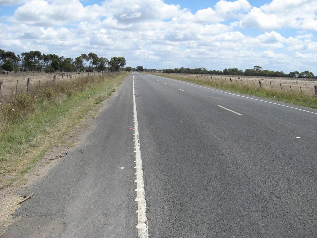 The alignment of Barwon Heads Road in the vicinity of the site is flat with some gentle