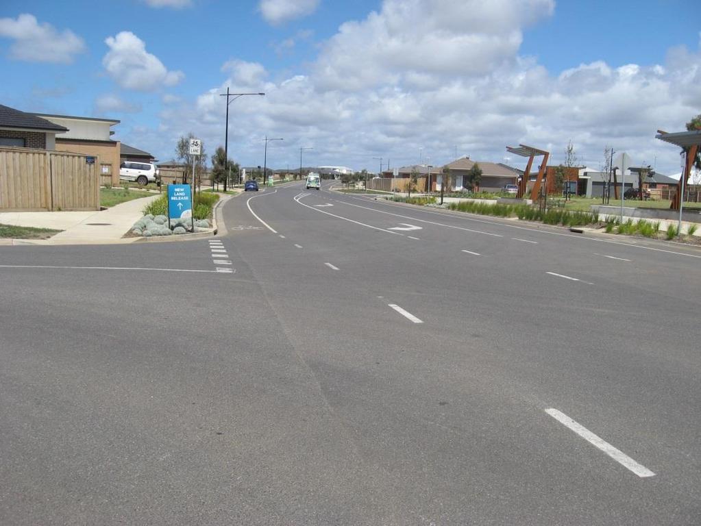 3.3.2 Warralily Boulevard Warralily Boulevard is the main road through Warralily Estate, providing a connection between Barwon Heads Road to the east and Surf Coast Highway to the west of the estate.