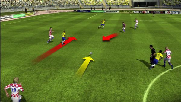 This function allows you to cancel out of the run and cut in front of the opponent and collect the ball before he intercepts it.