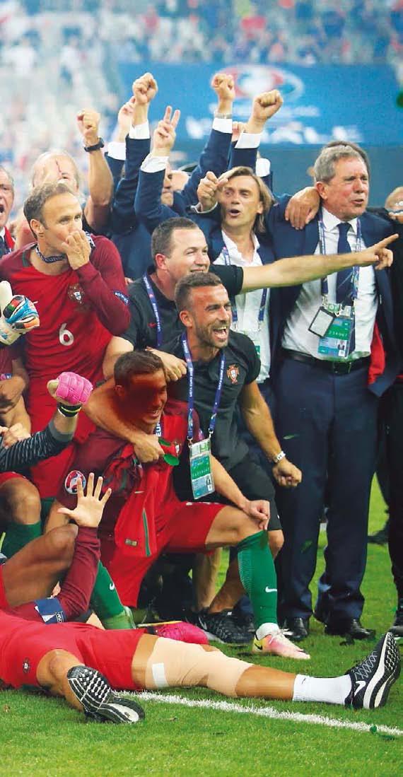 CONTENTS August 2016 Portugal celebrate winning the first trophy in their history after beating Euro 2016 hosts France 1-0 in extra-time 6 Khosi power Kaizer Chiefs quartet determined to make up for