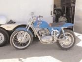 ! Jerry Rewerts rode his nice 1955 BSA to