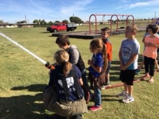 " Students Enjoy and Learn During Red Ribbon Week The 2nd grade students received free pumpkins from Donald and Crystal Webb.