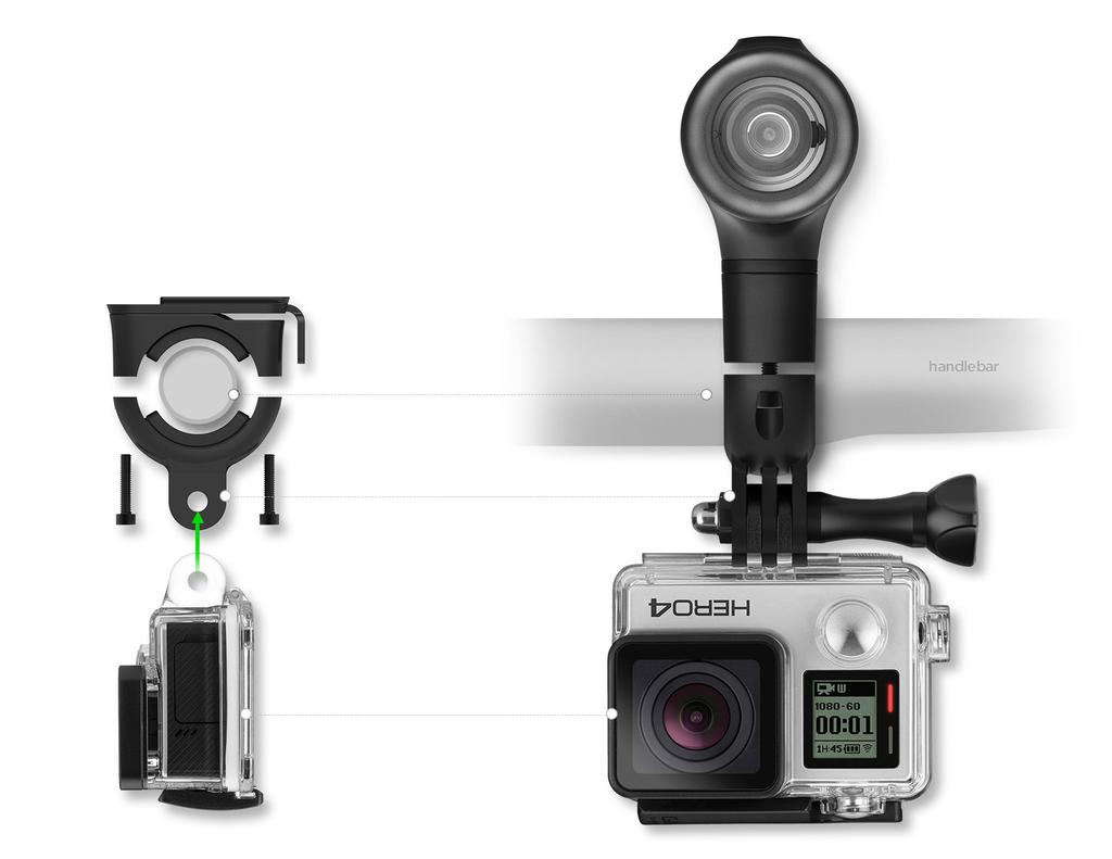 Night Riding GoPro Compatibility Attach your GoPro to your