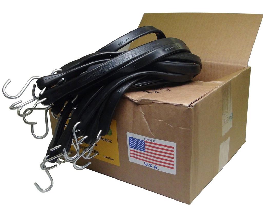 1 Heavy Duty Utility Strap 1 utility strap that features a heavy duty S hook for a variety of applications 6 Ft With Vinyl S Hooks