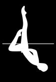 The legs are lifted simultaneously to a Bent Knee Vertical Position. A Half Twist is executed.