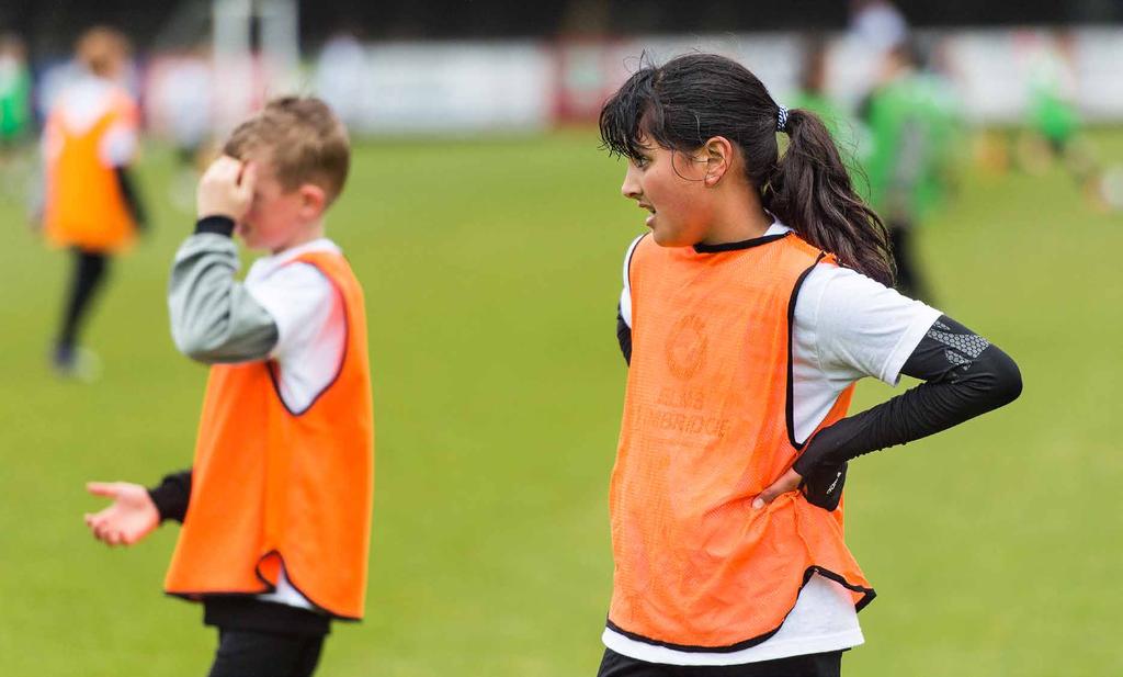 Girls and Women s Opportunities GIRLS SOCCER SCHOOLS For the first time ever, Cambridge United now has Soccer Schools available for girls aged between 4 12 years old, alongside the mixed gender