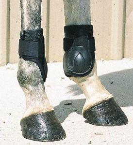 Both versions of the fetlock boots if used as pictured below are not allowed