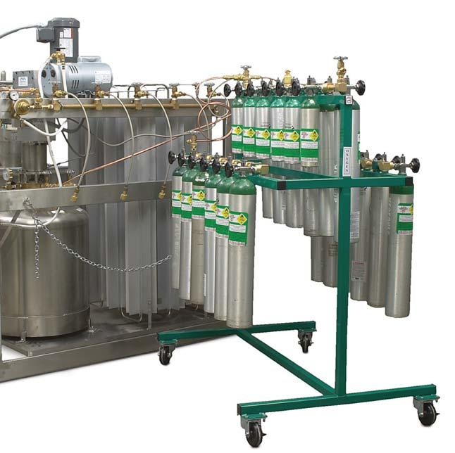 REFILLING SYSTEMS LIQUID TO GAS REFILLING SYSTEM Grow Your Business and Control Costs Without Adding Additional Staff! Separate your medical oxygen filling from your industrial oxygen filling.