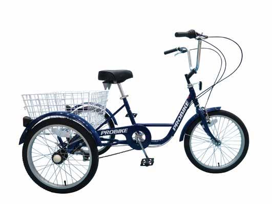 TRICYCLE TRICYCLE TRICYCLE 20, 24 (BLUE) Tricycle steel frame Shimano 6 speed/ Shimano REVO