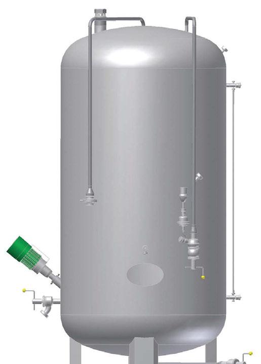 Tank accessories No matter if used for stirring of wine yeast for biological acid-degradation, emulsification of sterile preparations, the homogenization of distillations, or the speeding up of