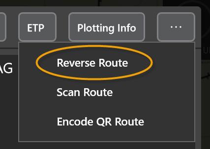 Setting up your flight Reversing origin and destination You can create a new route by reversing the origin and destination airports of an existing route.