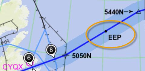 Editing the route Entering an ETOPS exit point You can manually add the coordinates of an ETOPS exit point (EXP) to your route. 1. Open the Flight Info drawer. 2. Tap ETP.