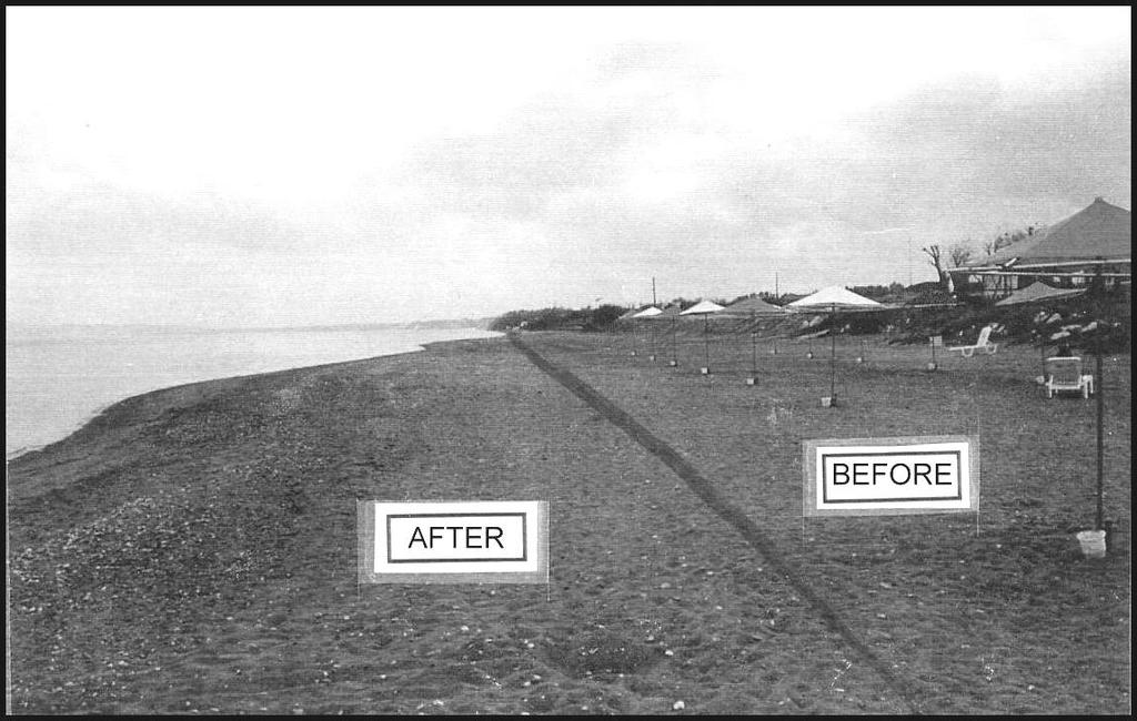 Environmental Problems in Coastal Regions VI 243 Figure 5: East view of the beach after the construction of the breakwaters. 4.