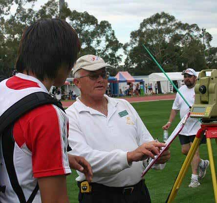 VALE Greg Gilbert Greg Gilbert, the Chief Throws Referee at the 2013 AMA Championships in Canberra, passed away on 16 April just two weeks after the Championships.