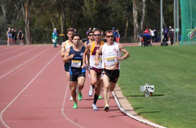 The combined M30 and M35 1500m - Darren Peackock M36 NT leads