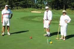 CROQUET EVENTS Golf Croquet Singles Golf Croquet Doubles STATE CHAMPIONSHIPS QUALIFYING RULES Open - no qualifying is necessary. ENTRY REGULATIONS 1.