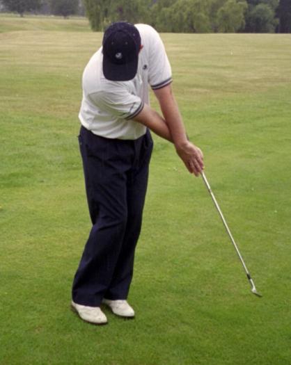 when chipping. Keep doing this drill over and over again to ingrain this feel and to make it a habit.