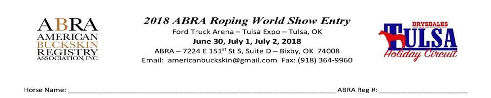 Roping/Cowhorse June 30, July 1 & 2 Mustang Arena - 8:00am June 30: Marvin Kapushion, Gary Putman July 1: Lance Baker, Merle Arbo July 2: Kenny Hall, Sue Kapushion 124. Open Calf Roping All Ages 4124.