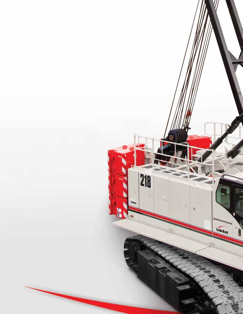110 ton (99.97 mt) Lattice Boom Crawler Crane Heavy-duty power for the most demanding jobs Robust engine with total horsepower control provides unbeatable line speeds under load.
