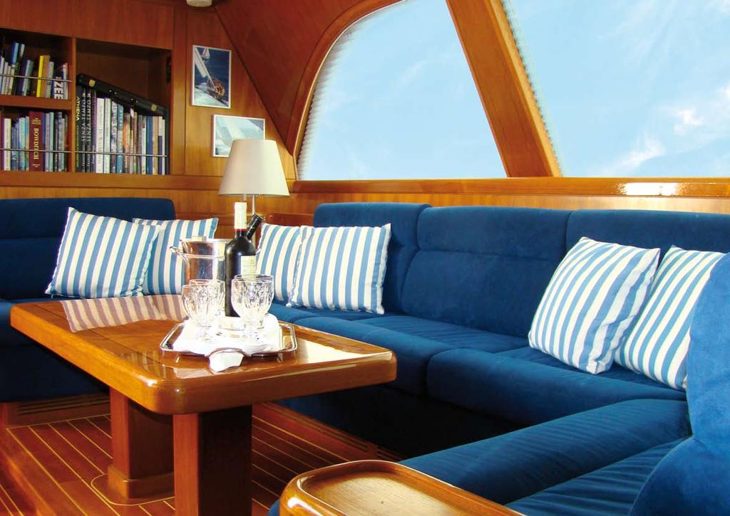 Have a comfortable stay With three spacious cabins, S/Y cabins