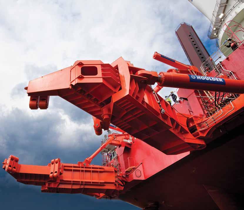 Pile Gripper Systems Accurate positioning and restraint of offshore construction piles + + Accurate handling of piles up to 8.