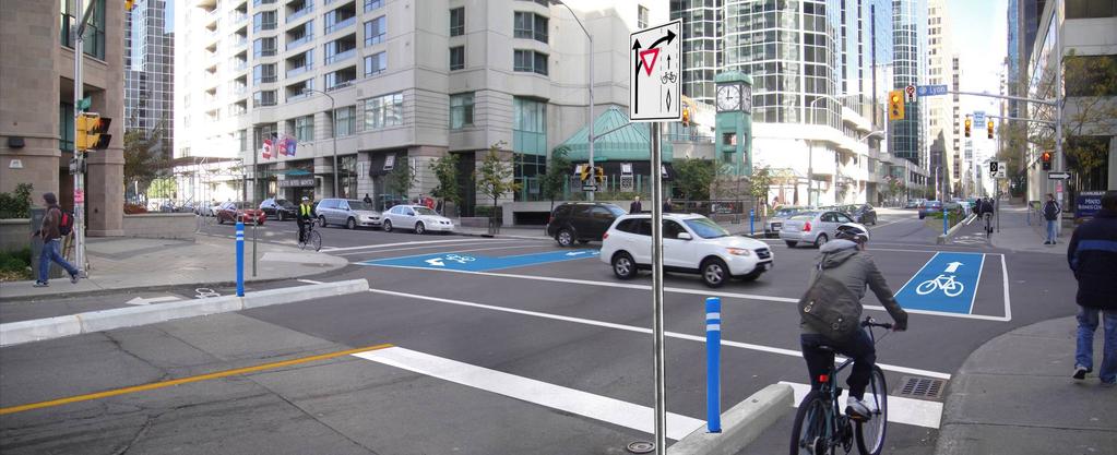 Functional Design Intersections: Yield signs, Left-turn bike boxes,
