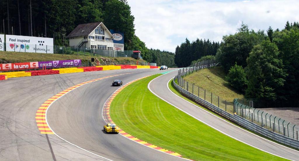 03 SPA FRANCORCHAMPS P R I V A T E T R A C K E X P E R I E N C E MONDAY 09 & TUESDAY 10 JULY Today you will be transferred from the Ring in Germany to Spa