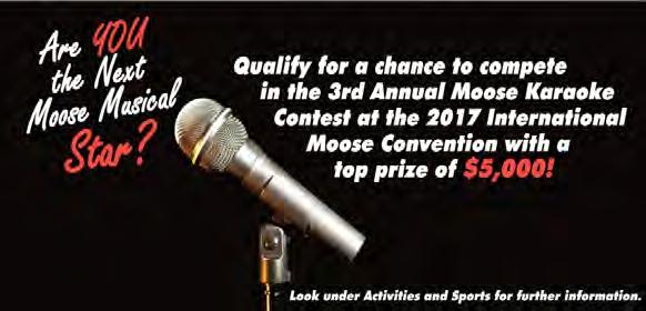 2017 International Moose Karaoke Contest Association Winner's Form * Form must be filled out completely ; Two digital MP4 video recordings must be received no later than 5/08/17.