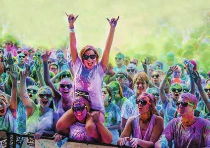COLOR VIBE RUN Join the colour vibe run for the most colourful fun-filled day of your life!