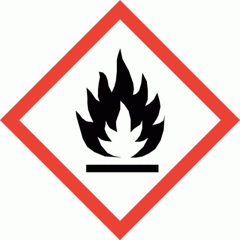2.2. Label elements Pictogram Signal word Hazard statements Precautionary statements Warning H226 Flammable liquid and vapour. P233 Keep container tightly closed.