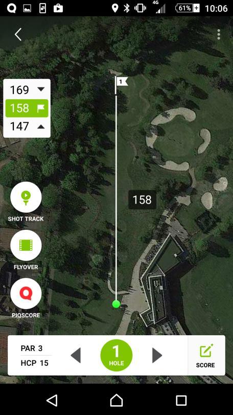 Start Game Distance To The Green After downloading the course (or updating it if needed), you will land on the first aerial view of the course you have selected.