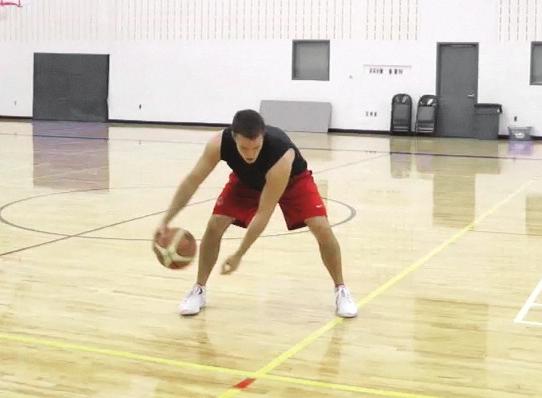 Continue for 50 pound dribbles each hand 8.