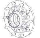 Produc Awareness 4e Whee Hubs REGULAR HUB HAS A CONTINUOUS DIAMETER STAR SHAPED HUB HAS LESS SURFACE CONTACT NON-CIRCUMFERENTIAL HUBS CAN DAMAGE CV WHEELS Our esing faciiies have found ha commercia