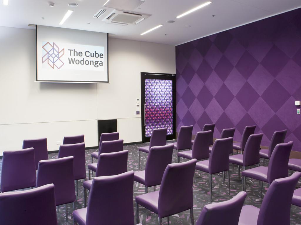 Food and beverage packages Rubix Catering is The Cube Wodonga s exclusive onsite caterer, offering a wide range of options for your event, as well as operating the café seven days a week.