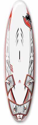 16 FREERIDE & WIDE, SHORT BOARDS THAT PLANE IN LESS WIND FAST, AND EASY TO TURN INCREASE SAILING TIME VERSATILE FOR WINDS AND CONDITIONS STOKE Another Zeni and Shane test favourite in choppy Pamlico