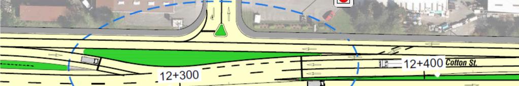 The bicycle crossings provided at the intersections are illustrated in Figure 4. Figure 4 Bicycle Crossings at East-End Corridor.3 