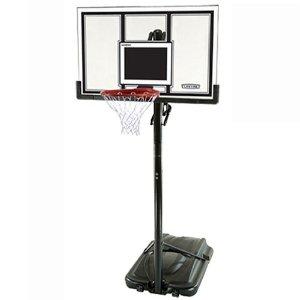 Lifetime 71524 XL Adjustable Portable Basketball System with 54-Inch Backboard - $681.00 54- by 33- by 1-inch square Shatter Guard backboard provides superior strength 3.