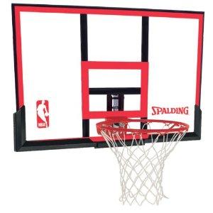 Spalding Portable Basketball System - 50" Polycarbonate Backboard- $542.