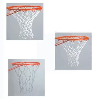 1030.35/36/39 Nylon basketball nets, 5 mm diameter, white. ART. 1030.