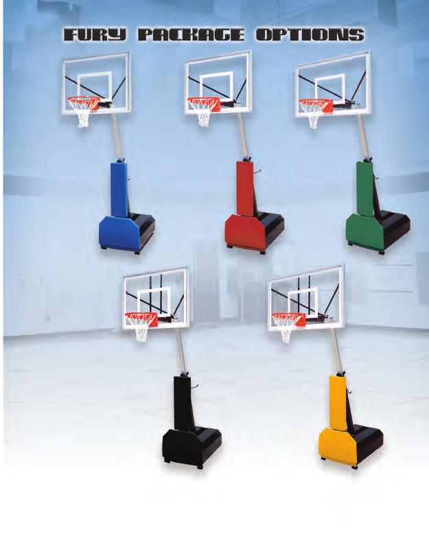 Selection of various clear acrylic and tempered glass backboards in sizes ranging from 36 x48 to 36 x60 All First Team goals are direct mounted to eliminate backboard breakage when players hang on
