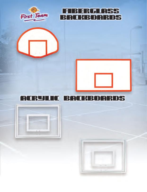 FT220H 36 x60 acrylic backboard All weather 1 /2 thick clear acrylic Heavy anodized aluminum framework FT36HFM H-Frame provides rim support 10-Year Limited Warranty Approx.