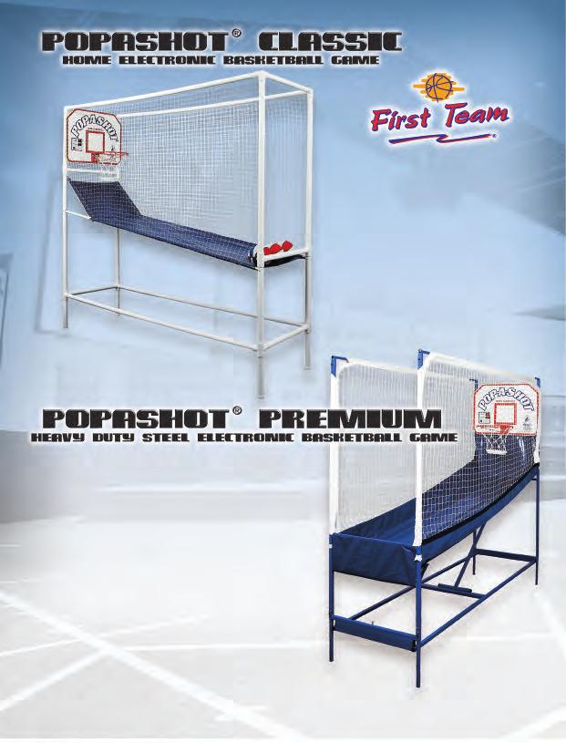 1/2 Thick Backboard High Strength PVC Framework Heavy 3/8 Steel Rim Made in USA Electronics For Accurate Scoring Double Reinforced Ball Return Full Length Side Nets Don t for 3 Balls Included settle